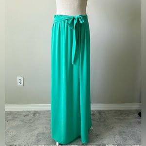 FRESH TART Mint Flowy Maxi Skirt- Size S/M